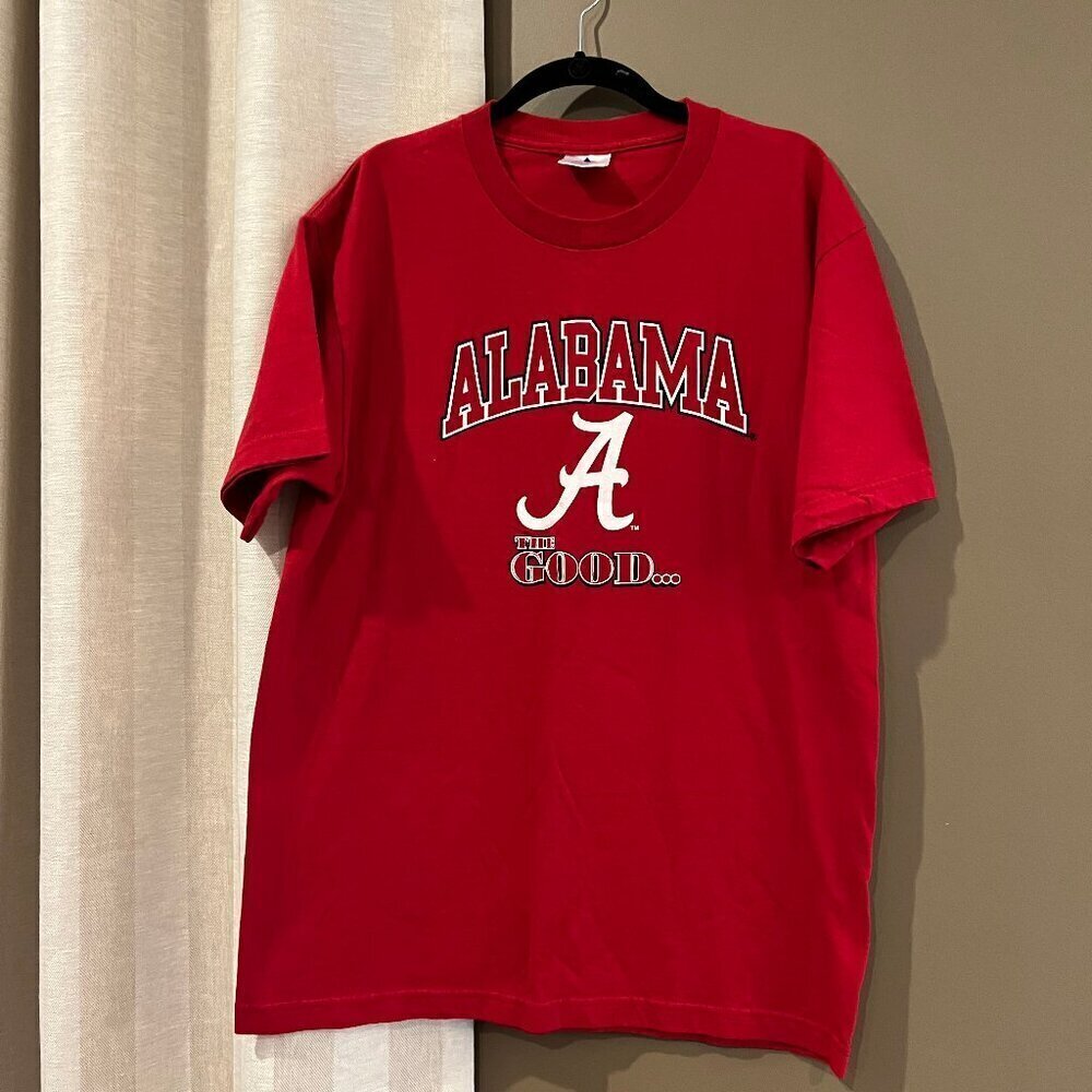 Vintage Alabama Crimson T-shirt, Good, Bad & Ugly, Size Large